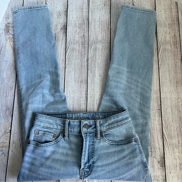American Eagle Slim Light Blue Jeans 26 X 28 - Picture 2 of 5
